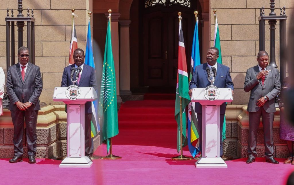 Raila Odinga and Musalia Mudavadi Joint Press Conference