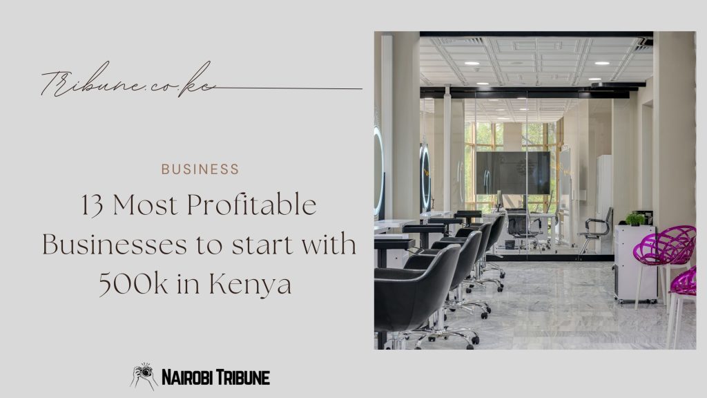 Profitable Businesses to start with 500k in Kenya